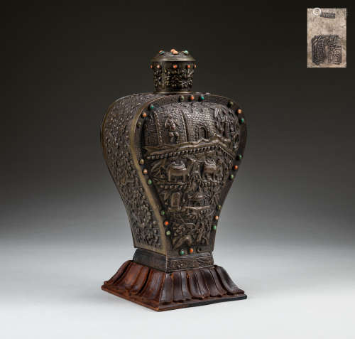 19th Chinese Antique Bronze Vase