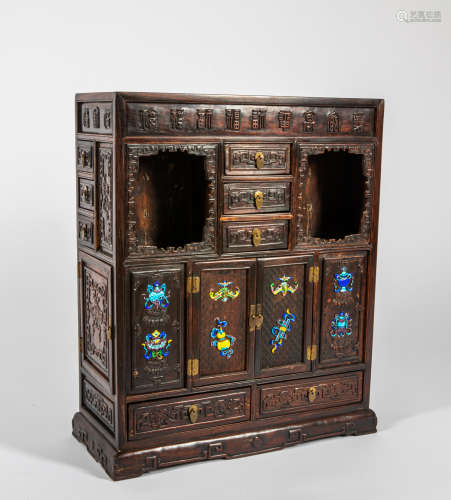 Chinese Antique Rosewood Cabinet