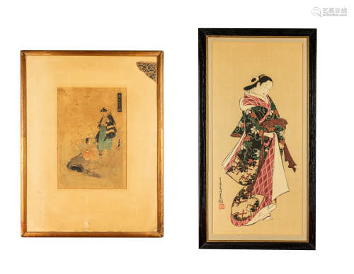 Group Of Japanese Woodblock Prints