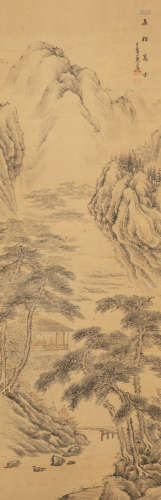 Chinese Antique Painting Mountain