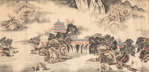 1900 Chinese Vintage Painting