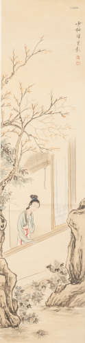 1909-1954 Chinese Vintage Painting Lady