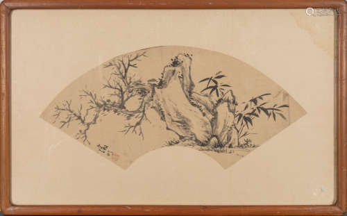 Chinese Antique Painting Fan