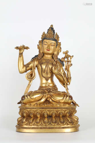 damingyongle   Bronze gilt Buddha