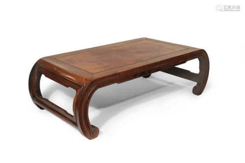 A CHINESE HARDWOOD KANG TABLE