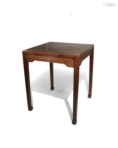 A CHINESE HARDWOOD TABLE