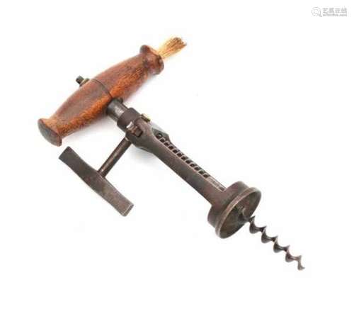 A cast iron corkscrew. Late 19th centuryLength 20 cm.- - -29.00 % buyer's premium on the hammer