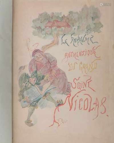 E. Demolder - Le Royaume authentique du Grand saint Nicolas. Paris, Mercure de France, 1896, (6),