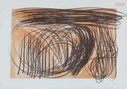 Hans Hartung (1904-1989)L 1971-1 (1971). Signed lower left. Number 154/200. Blind stamp Cercle