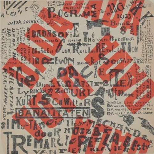 Theo van Doesburg (1883-1931) & Kurt Schwitters (1887-1948) Kleine Dada soirée (1922). In 1923, Kurt