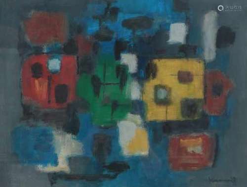 Joop Kropff (1892-1979)Composition. Signed lower right. Provenance: purchased at an exhibition of