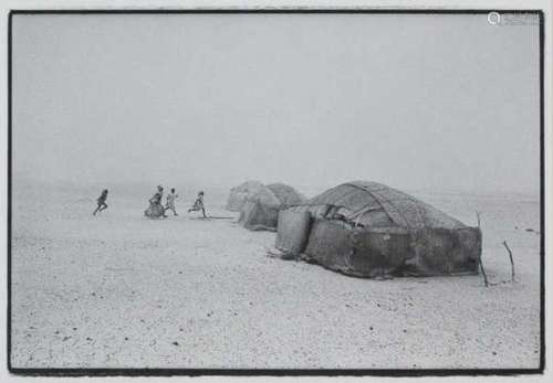 Willem Diepraam (1944)'Sandstorm Mali 1980'. Signed lower right. With dedication. Lit: Annie-Laure