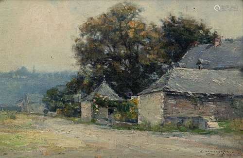 Louis VAN ENGELEN (Lierre, 1856 1941) \nPAYSAGE À E…