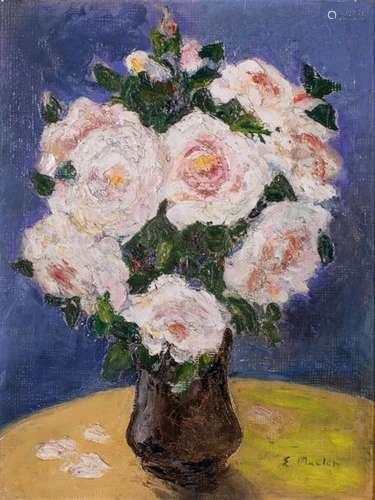 Élisée MACLET (1881 1962) \nBOUQUET DE FLEURS BLANC…