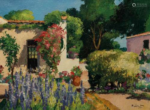 Gaston BALANDE (1880 1971) \nLE JARDIN DU PEINTRE À…