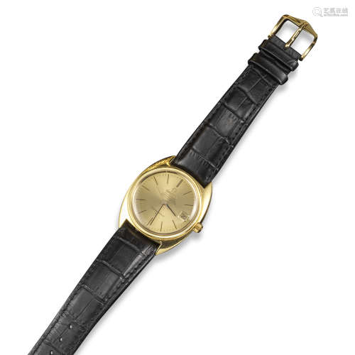 A gentleman's gold Constellation wristwatch by Omega