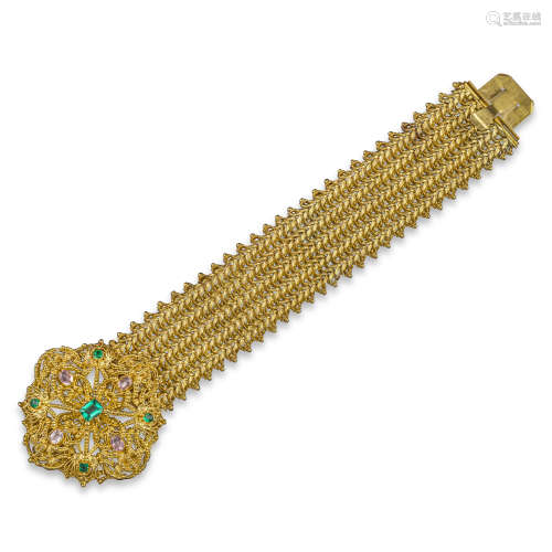 A Regency gold bracelet
