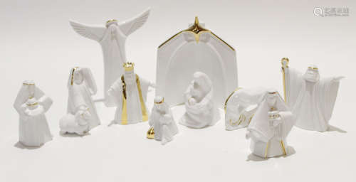 Group of Wade figures from a Nativity scene