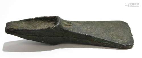 Vintage cast metal axe head 15cm long