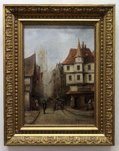 Alfred Montague, signed and dated 99, oil on canvas, inscribed verso 