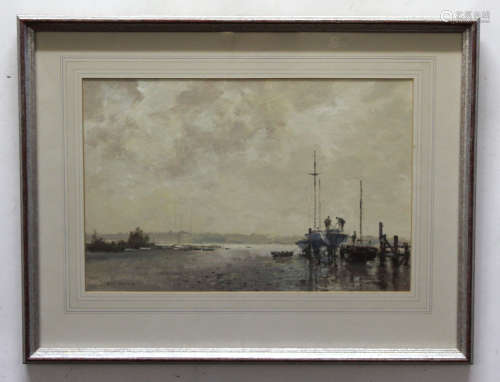 Roy Perry, signed oil, 