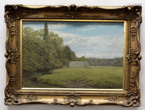 W Ditchfield, signed oil on canvas, inscribed 