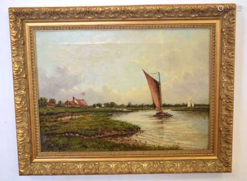 W J Robertson, signed and dated 1894, oil on canvas, 