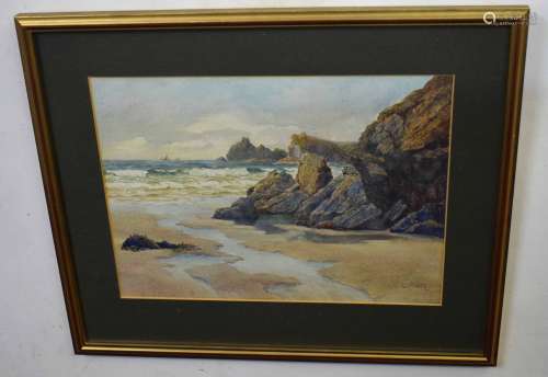 Leonard Casley, signed watercolour, 