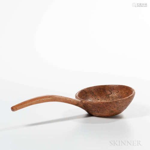 Carved Woodlands Ash Burl Scoop