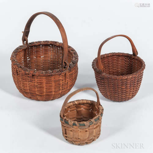 Three Small Baskets