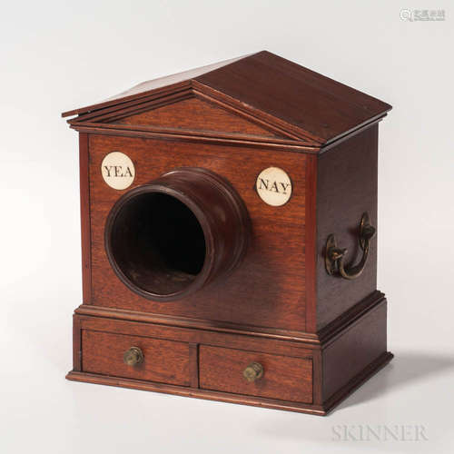 Mahogany Ballot Box