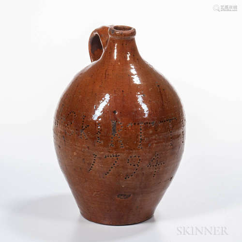 Glazed Earthenware Jug