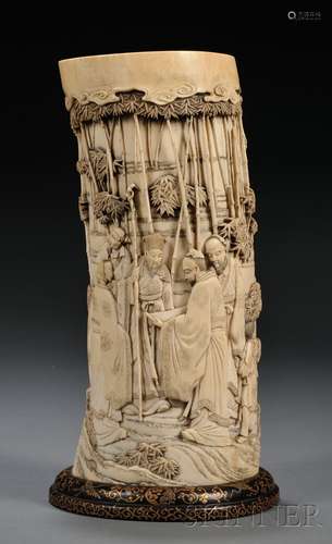 Large Ivory Vase