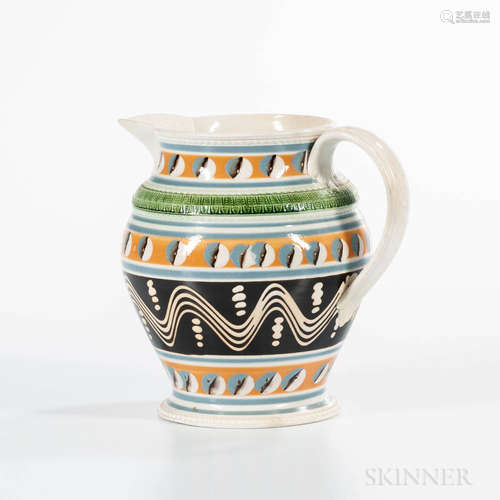 Slip-decorated Pearlware Jug