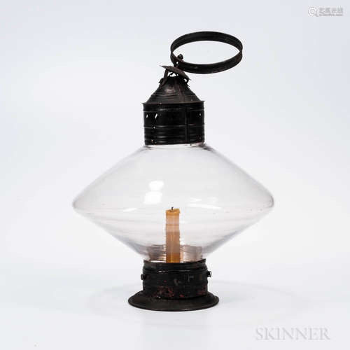 Tin and Glass Lantern