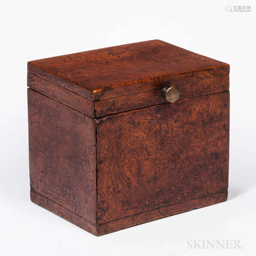 Burl Lift-top Box