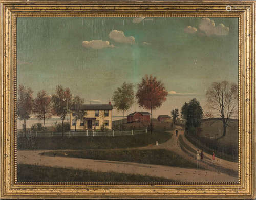 American School, Late 19th Century New Jersey Farmscape