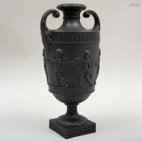 Wedgwood Style Two Handle Vase