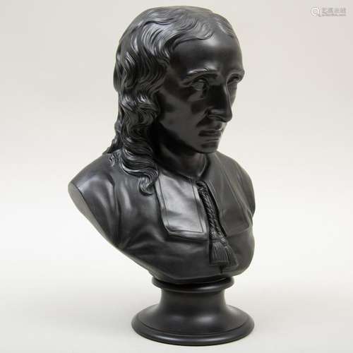 Wedgwood Black Basalt Bust of Milton