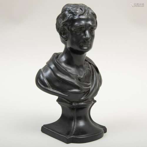 Wedgwood Black Basalt Bust of Sir Isaac Newton