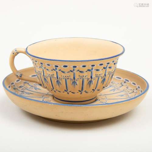 Wedgwood Caneware Cup and Saucer