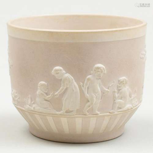 Wedgwood Lilac Dip Jasperware Teabowl