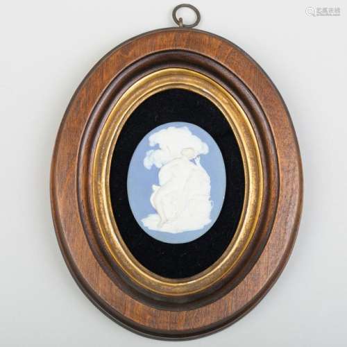 Wedgwood and Bentley Blue Jasper Clip Medallion with