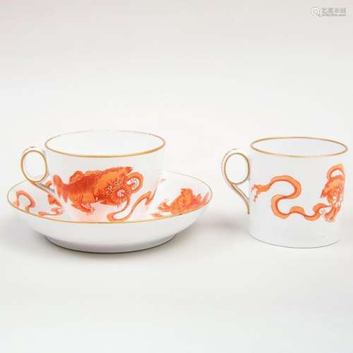 Wedgwood Transfer Printed Porcelain Trio in the