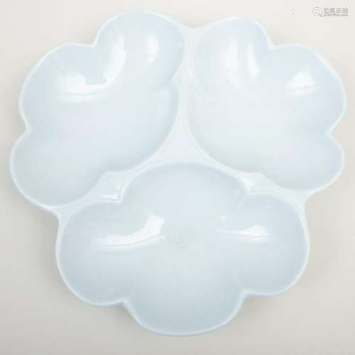 Wedgwood Pale Blue Porcelain Trefoil Dish