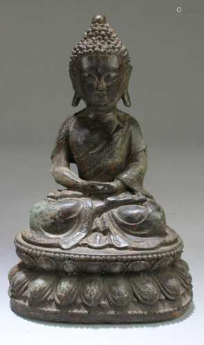 Chinese Bronze Buddha Statue