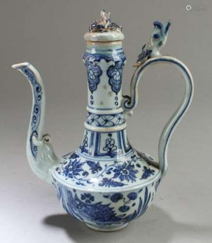 Chinese Blue & White porcelain Teapot