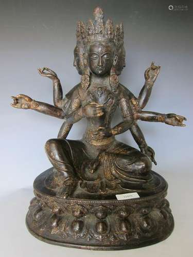 Chinese Bronze Buddha Statue