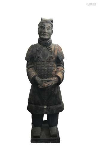 Chinese Pottery Statue