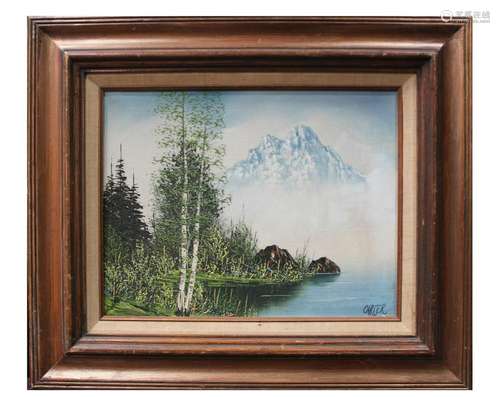 A Framed Oil Painting